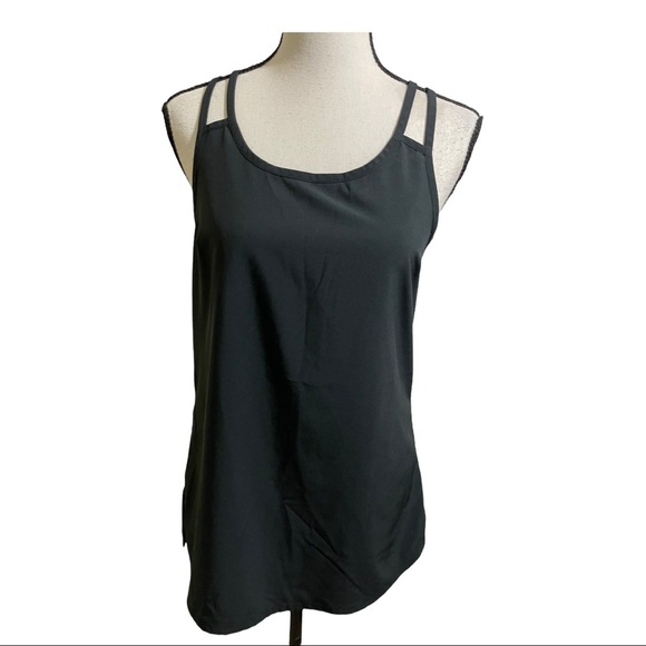 Athleta go time rank top double strap and racerback black size Small - Picture 7 of 9
